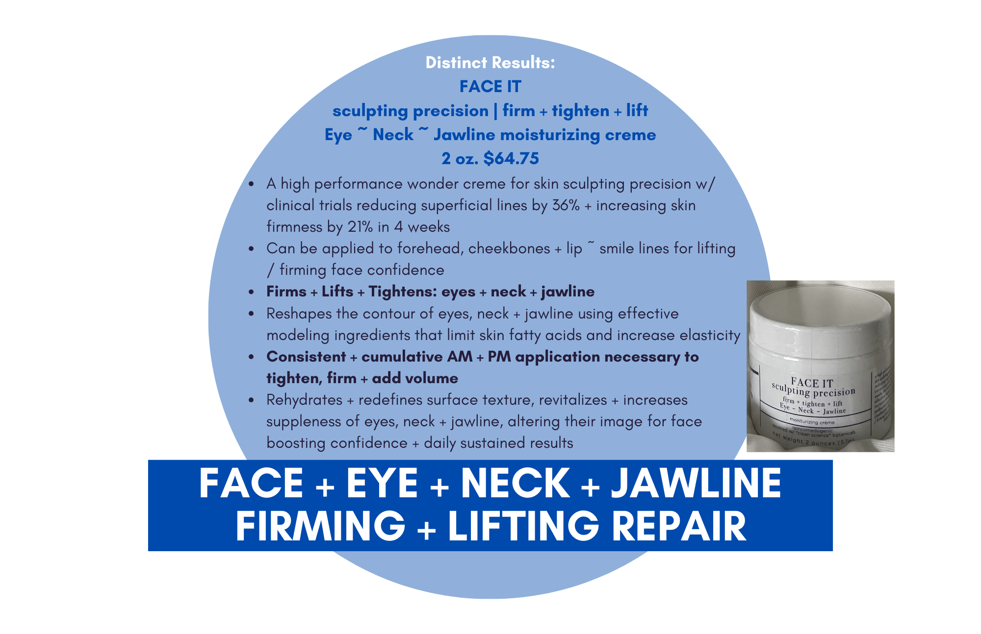 Eye + Neck + Jawline Firming + Lifting Repair